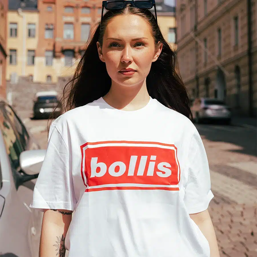 Bollis t-paita (Iso) | Valkoinen