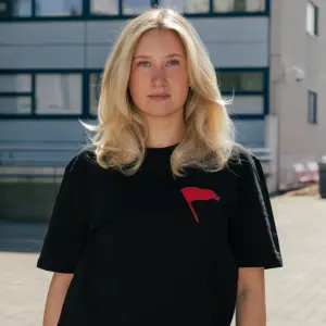 Flagga t-paita | Musta